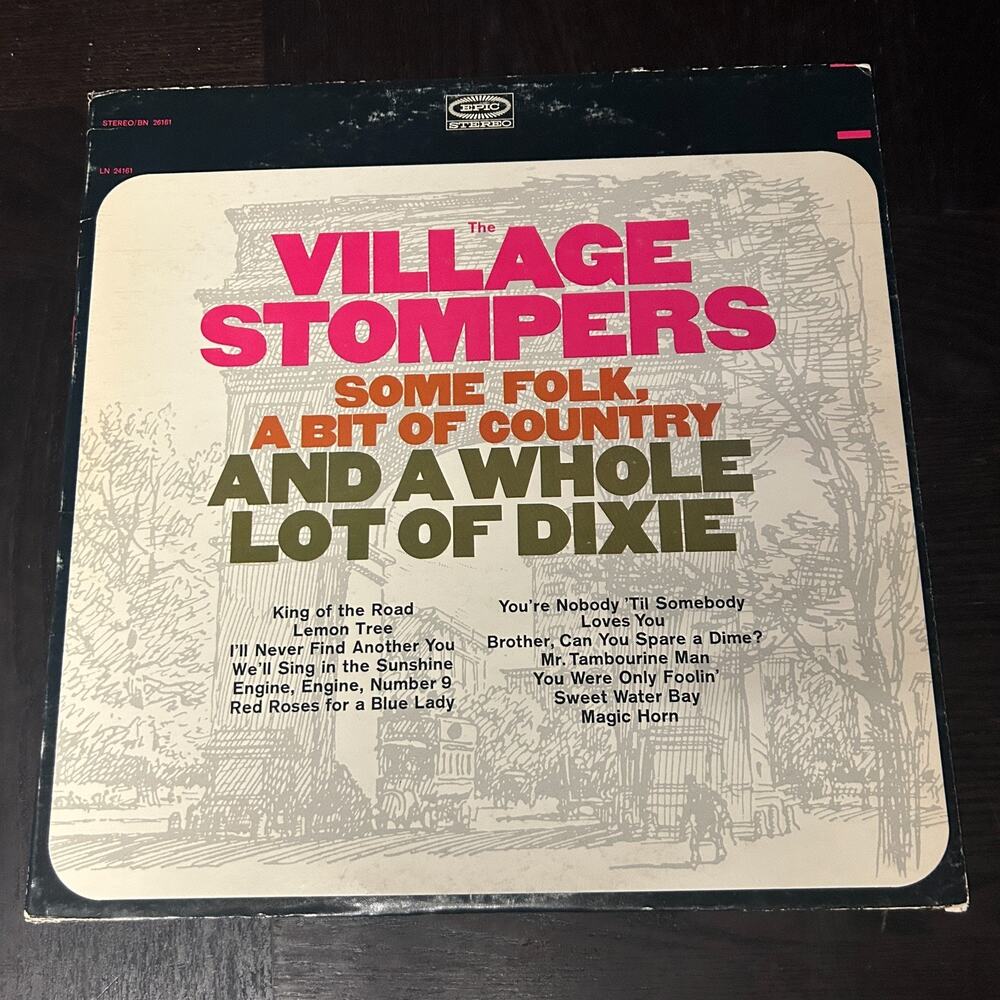 The Village Stompers Some Folk, a Bit of Country and a Whole Lot of Dixie on LP